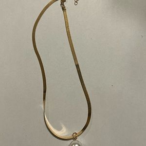 Fashion, jewelry, chain, and pearl necklace set